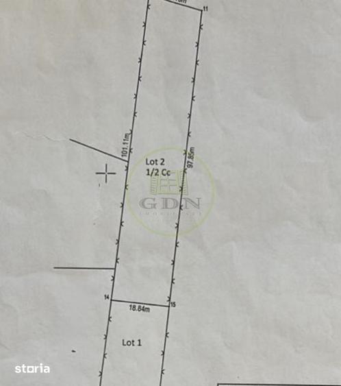 Teren intravilan, 1825mp , Centura de Nord Craiova, zona Aeroport - 1
