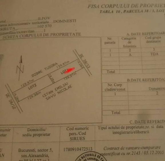 Domnesti If 2500 mp intravilan str Merisorului - 9