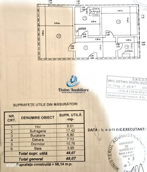 Apartament cu 2 camere decomandat în Ciupercenii Noi