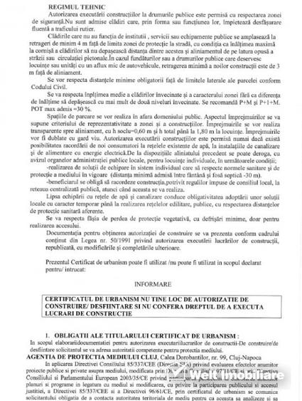 Teren Construcții intravilan de 1000 mp, în Muntele Băișorii