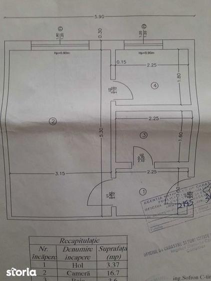 Garsonieră în Traian