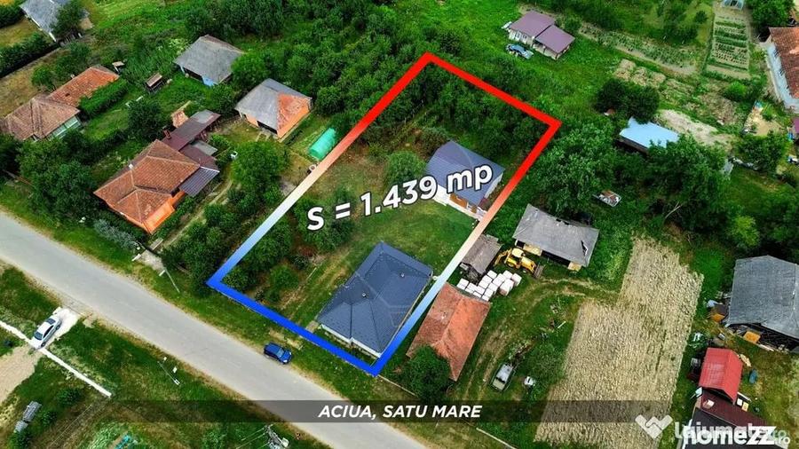 Casă cu 3 camere cu Teren 1500 Mp în Aciua