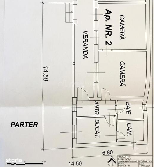 Casă cu 8 camere cu Teren 357 Mp în Central