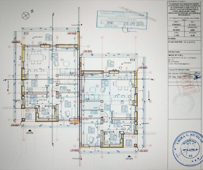 Teren Construcții intravilan de 650 mp, în Chinteni