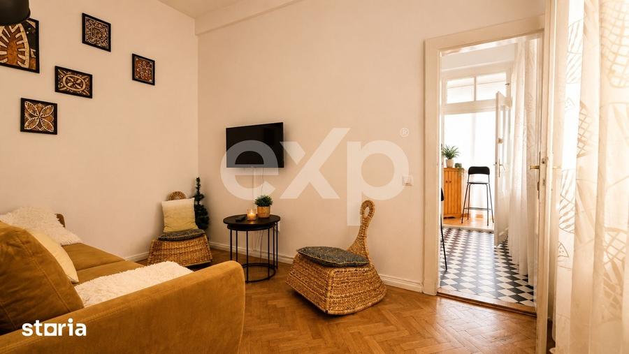 Apartament cu 2 camere în Centrul Istoric
