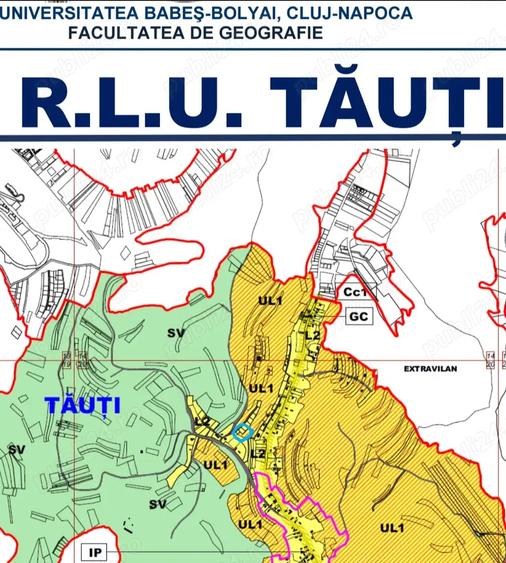 Teren de 771 mp, în Tăuți