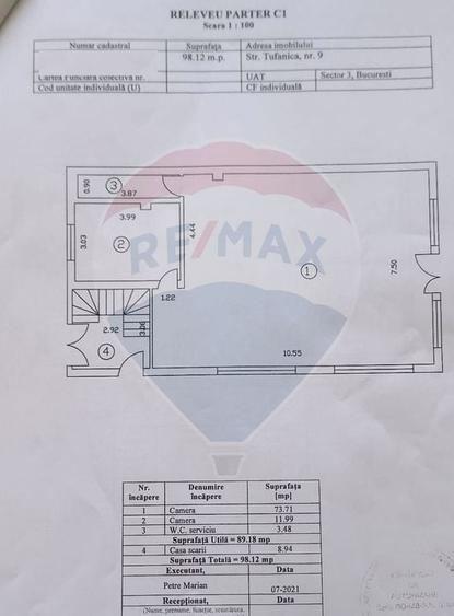Casă individuală cu 7 camere cu Teren 1052 Mp în Industriilor