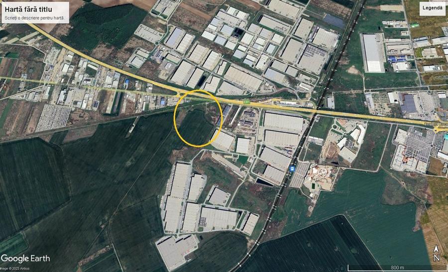Teren Construcții intravilan de 43701 mp, în Chiajna
