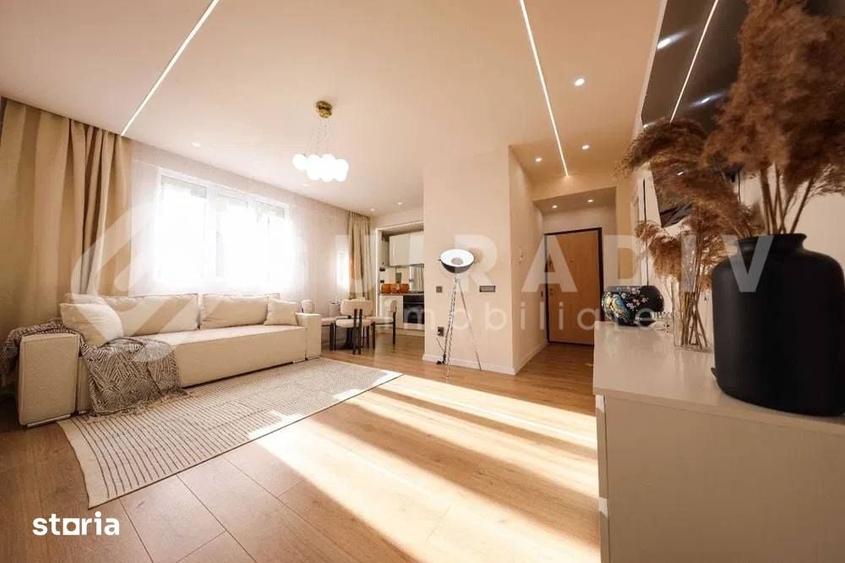 Apartament cu 2 camere semidecomandat în Central