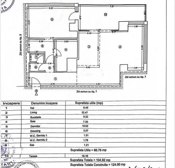Apartament cu 2 camere în Delfinariu