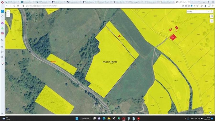 Teren agricol extravilan de 42400 mp, în Nadeș