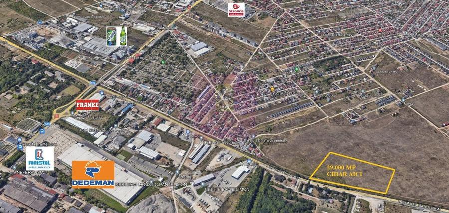 Teren Construcții intravilan de 29000 mp, în Est