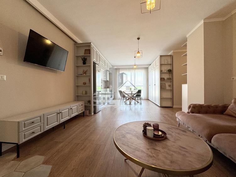Apartament cu 2 camere semidecomandat, mobilat în Florești