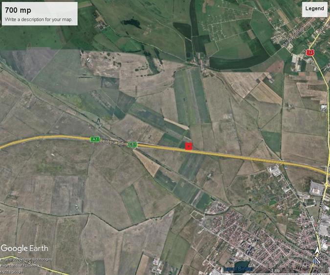 Teren agricol extravilan de 718 mp, în Nord