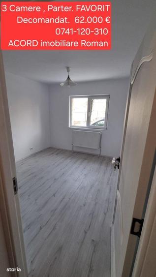 Apartament cu 3 camere decomandat în Central