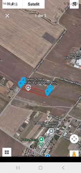 Teren de 7000 mp, în Palas