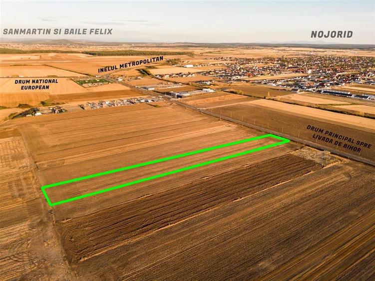 RECO Teren extravilan  5755 mp Oradea zona Drumul expres Oradea- Arad - 1