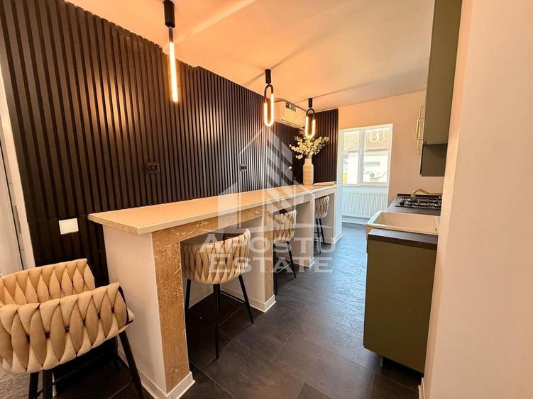 Apartament cu 3 camere decomandat, mobilat în Aradului