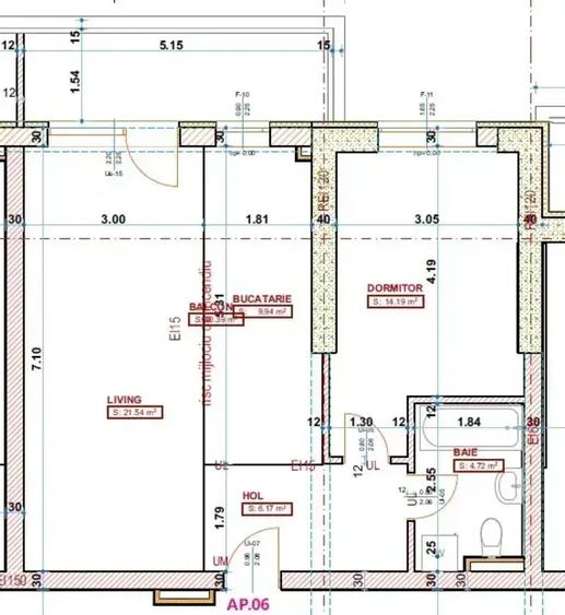 Apartament cu 2 camere decomandat, mobilat în 13 Septembrie