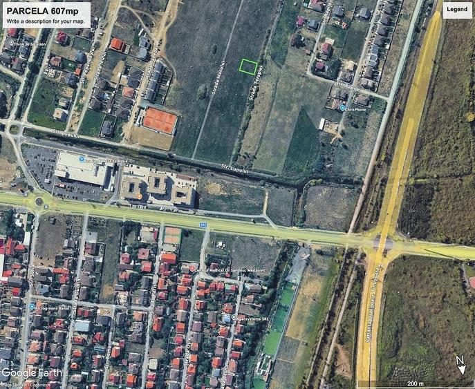 Teren de 607 mp, în Moșnița Nouă