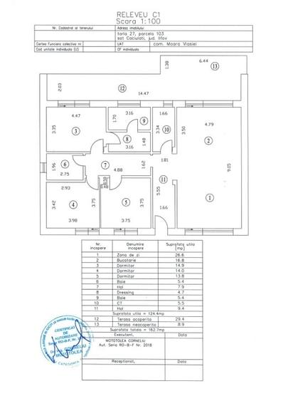 Casă individuală cu 4 camere cu Canalizare în Moara Vlăsiei