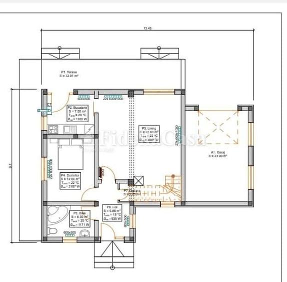 Casă cu 4 camere cu Teren 820 Mp în Rediu