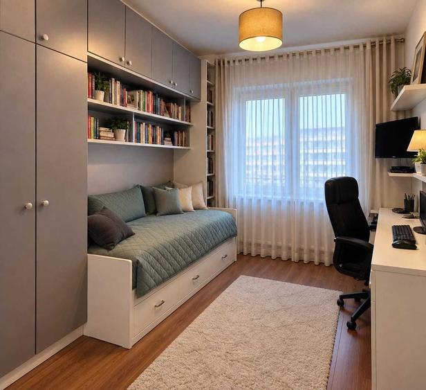 Apartament cu 3 camere decomandat în Exercițiu