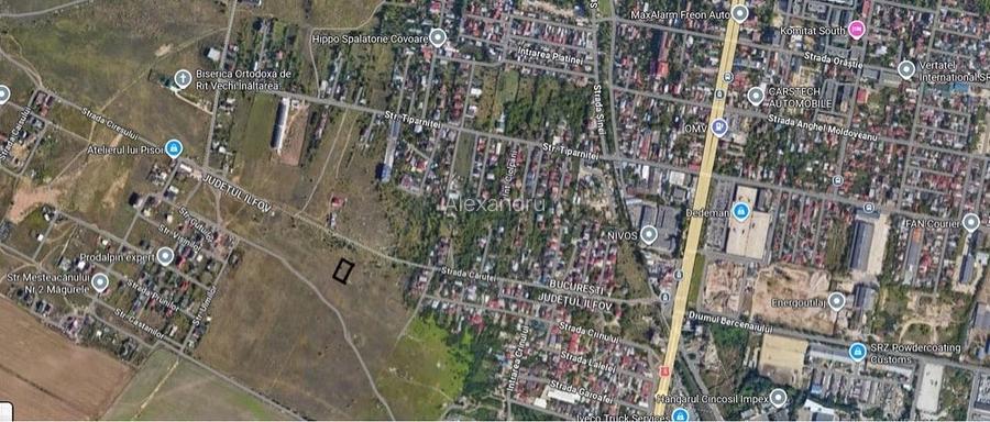 Teren zona Giurgiului Dedeman; Magurele 1400 mp (2x700 mp) PUZ P+2, 4 min Metrou Gara Progresul