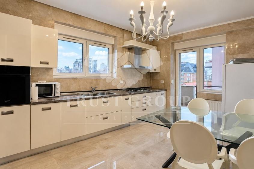 Apartament cu 3 camere decomandat, mobilat în Herăstrău