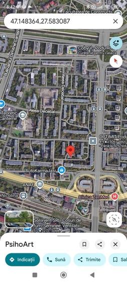 Apartament cu 2 camere semidecomandat în Podu Roș