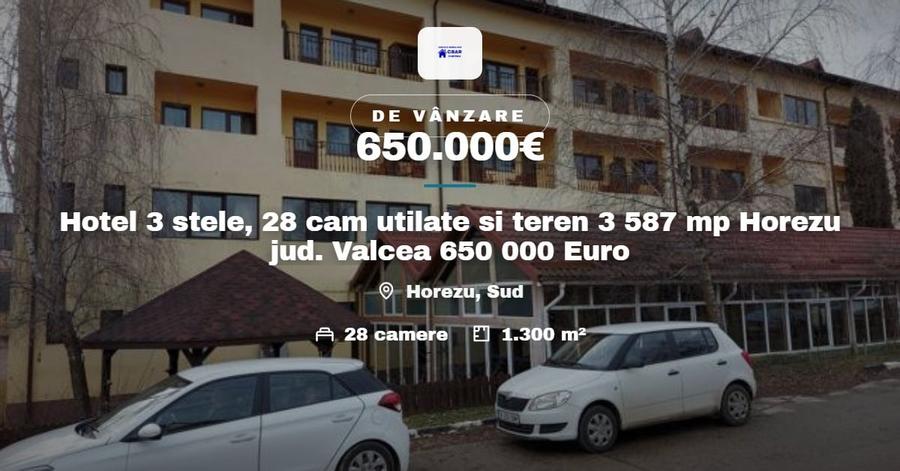 Spațiu comercial, de 1,300 mp, în Horezu