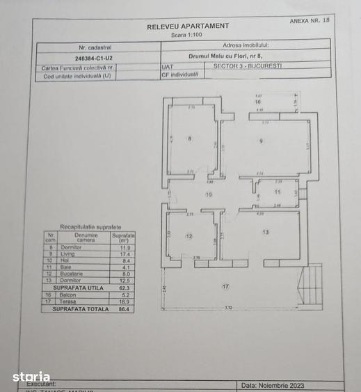 Apartament cu 3 camere decomandat în Sălăjan