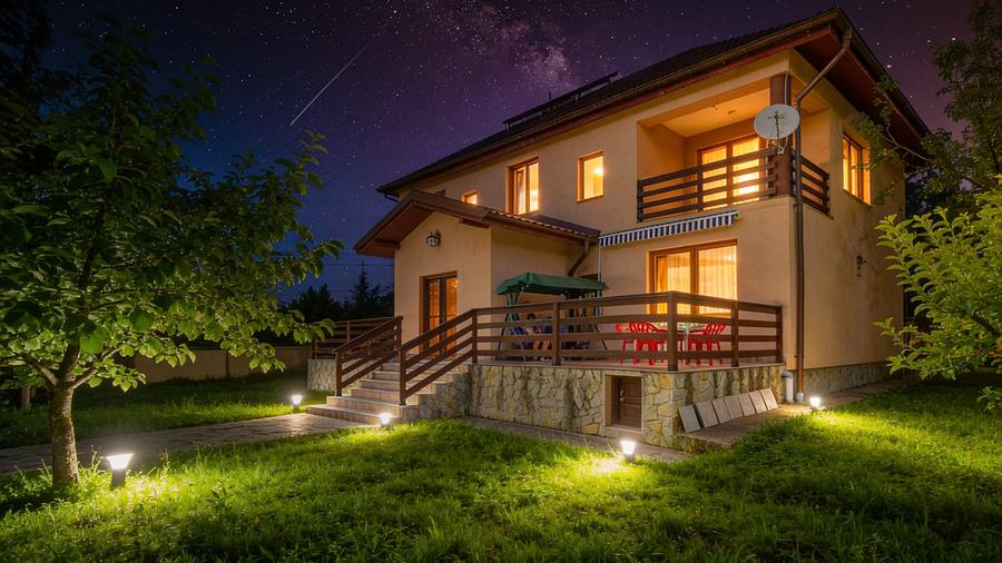 Casă individuală cu 5 camere cu Teren 700 Mp în Est
