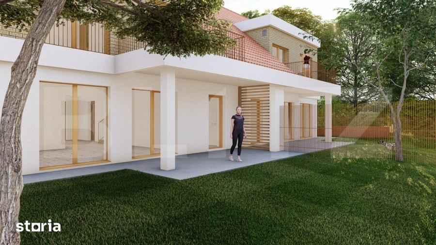 Casă cu 5 camere cu Teren 450 Mp în Chinteni