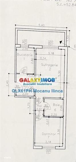 Apartament cu 2 camere semidecomandat în Paltiniș