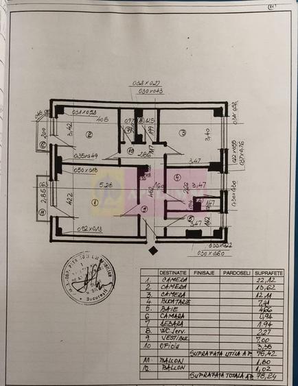 Apartament cu 3 camere decomandat, mobilat în Decebal