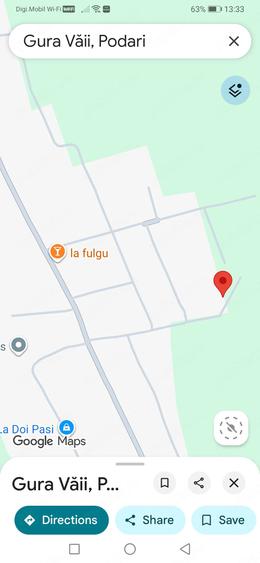 Teren de 1400 mp, în Țuglui