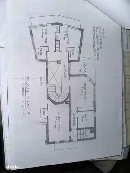 Casă cu 7 camere cu Teren 840 Mp în Central