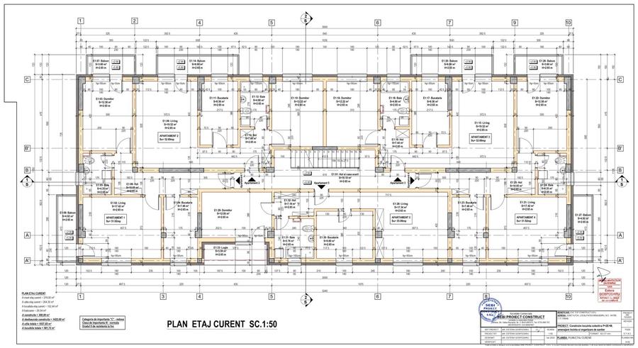 Apartament cu 2 camere decomandat în Central