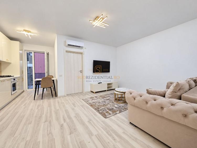 Apartament cu 2 camere semidecomandat, mobilat în Sud-Est