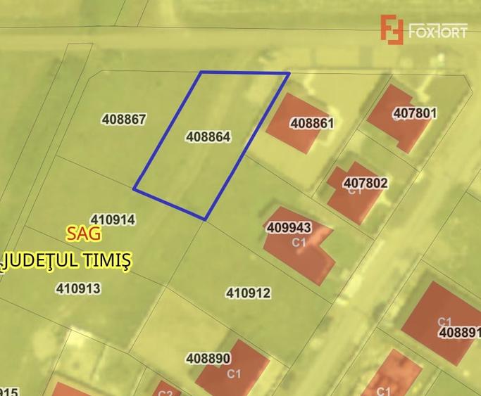 Teren Construcții intravilan de 642 mp, în Șag