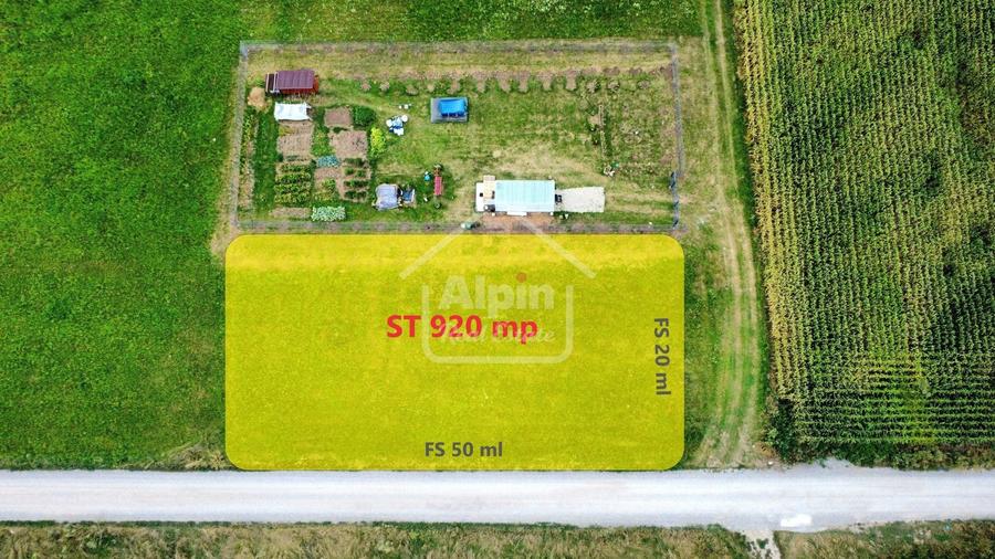 Teren Construcții intravilan de 920 mp, în Hărman