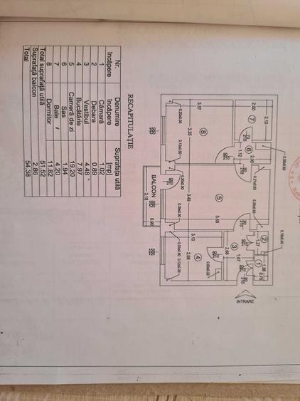 Vanzare Apartament 2 camere, 55 mp, loc de parcare, balcon închis – Sector 5 - 8