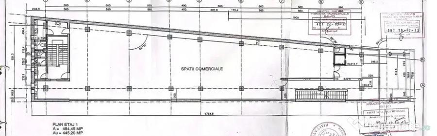 Spațiu comercial, de 2,742 mp, în Central