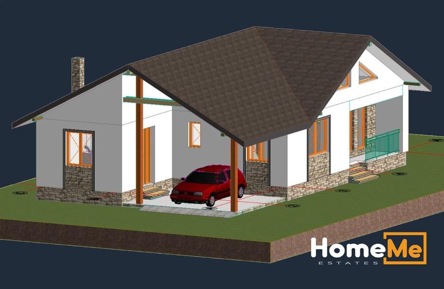 Teren Construcții intravilan de 842 mp, în Moara Vlăsiei
