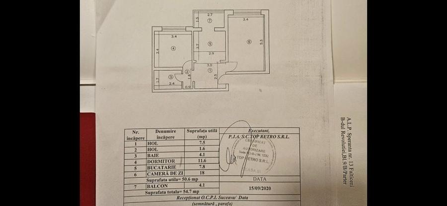 Apartament cu 2 camere decomandat în Fălticeni