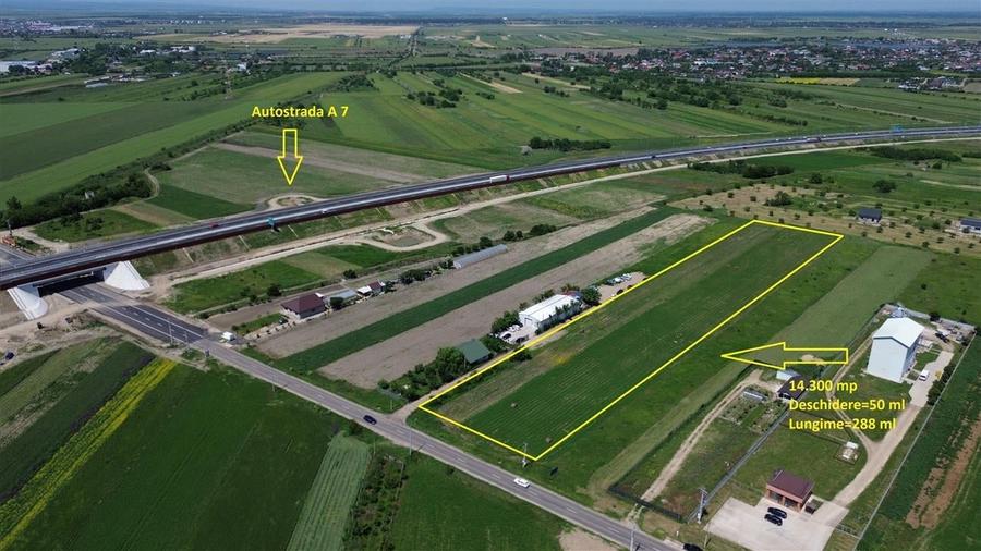 Teren Construcții intravilan de 14300 mp, în Exterior Est