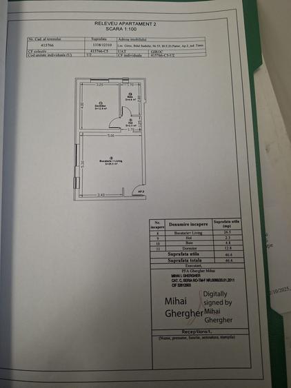Apartament cu 2 camere semidecomandat în Braytim