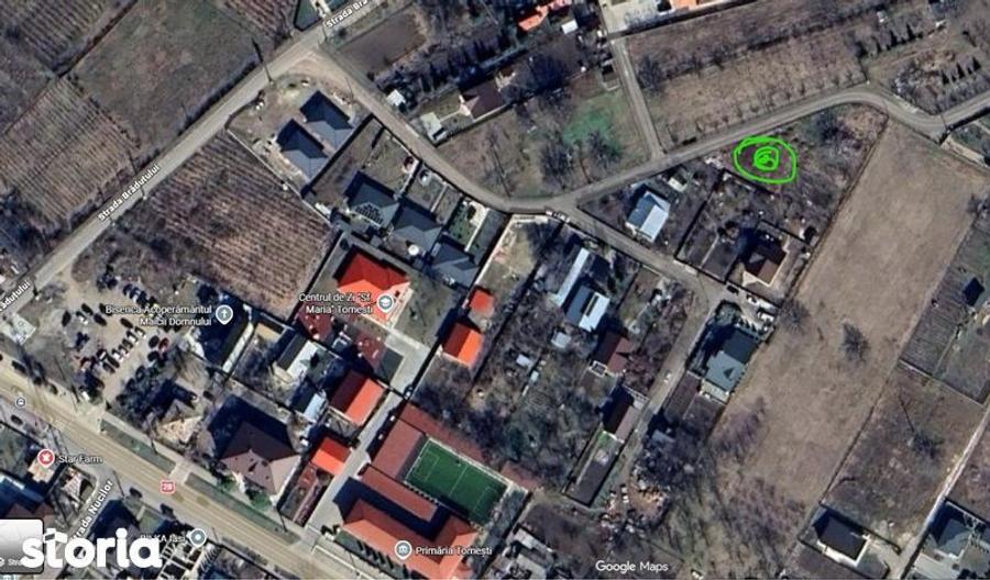 Teren de 700 mp, în Tomești