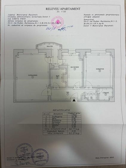 Apartament cu 2 camere decomandat în Aviației